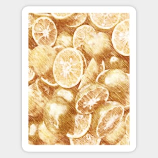 Oranges Sticker